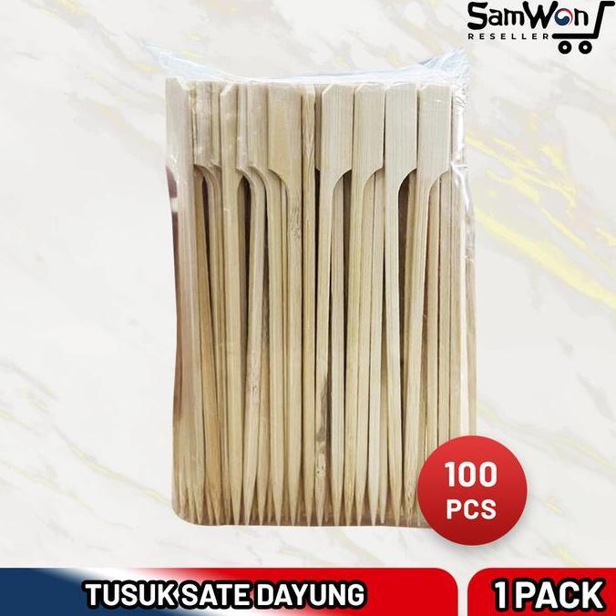 Tusuk Sate Dayung 15cm (100pcs) Bambu Jepang Korea Oriental PREMIUM