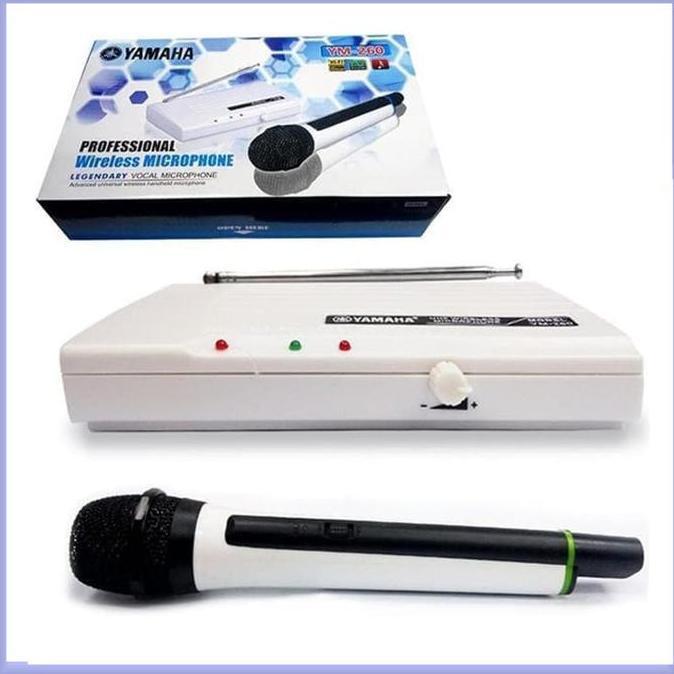 Allthebest- Yamaha YM-260 Profesional Microphone Single Wireless - Mic Suara