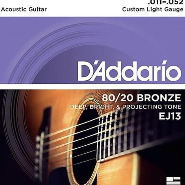 Senar Gitar Akustik Acoustic Daddario D Addario Daddario Ej13
