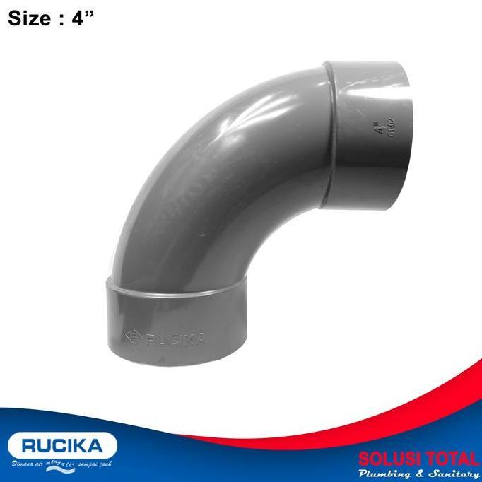 Gasajaya- Long Elbow D 4 Inch Pvc Elbow D 4" Pvc Rucika