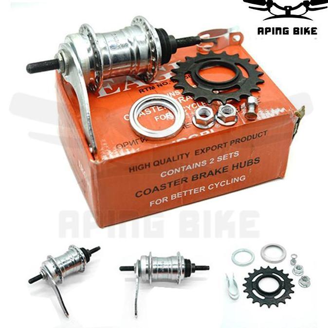 Hub Gear Torpedo EAGLE ORIGINAL 40H 20T Chrome Gir Torpedo Ontel Jadul [terbaik]