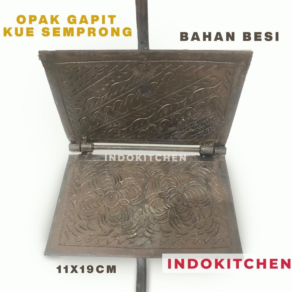 [RY] Cetakan Kue Semprong Besi Plat Super Tebal Anti Lengket/ Cetakan Egg Roll Opak Gapit Opak Gambi