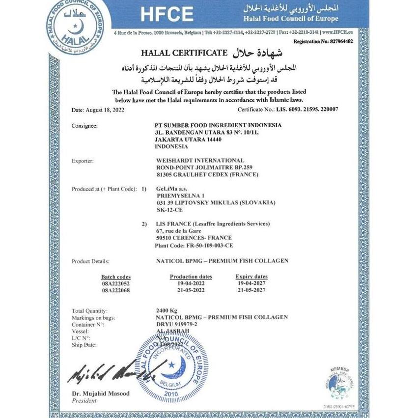 Lansungkirim- 250 Gr - Pure Fish Collagen Peptides/Bubuk Kolagen Ikan/Fish Collagen