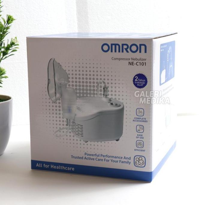 Medikit- Nebulizer Omron Ne-C101 / Alat Uap Pernafasan / Alat Inhalasi Omron