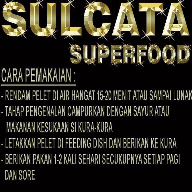 TERMURAH - 2KG SULCATA SUPERFOOD PELET SUPER PAKAN TORTOISE FOOD ADULT BABY BITES MAKANAN SULKATA CE