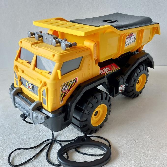 HEMAT MAINAN TRUK PASIR JUMBO PLASTIK BISA DIDUDUKI