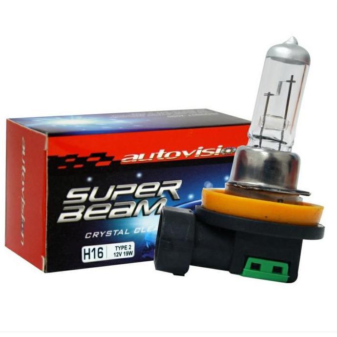 Bohlam Halogen H16 19 Watt Autovision Super Beam Lampu Mobil H16 Best Seller