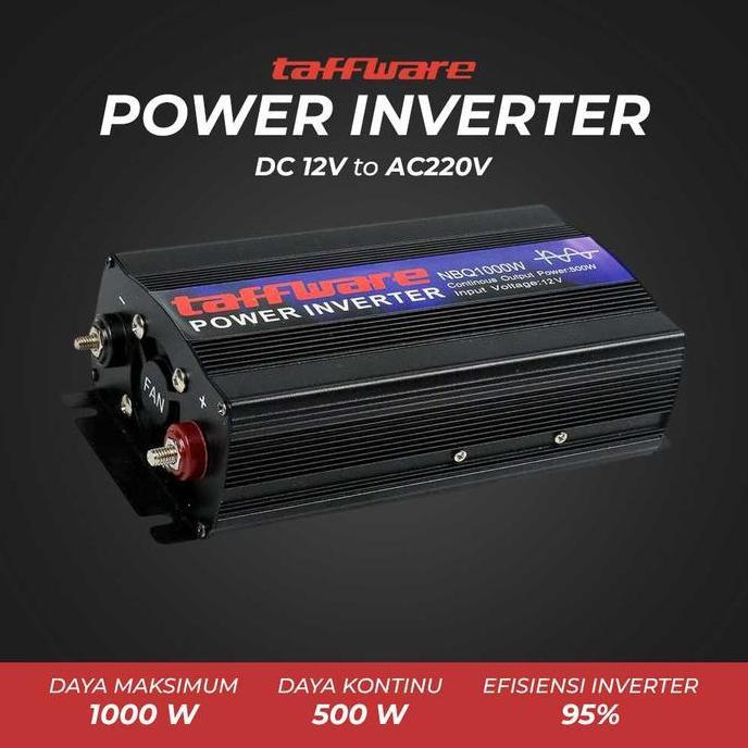 TAFFWARE Car Power Inverter DC 12V to AC220V 1000W - NBQ1000W
