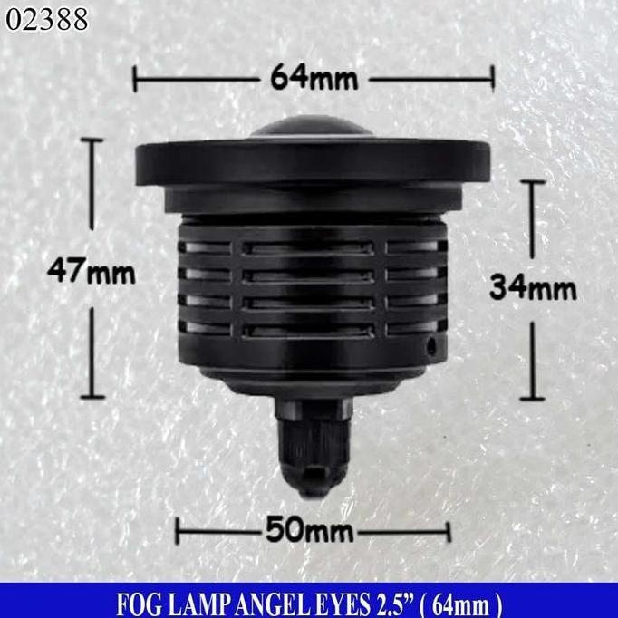 Fog Lamp Angel Eyes 2,5inch ( 64mm ) Ring Hijau - Lampu Fog Lamp - LED Best Seller
