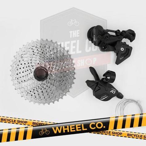 GROUPSET LTWOO A7 10 SPEED BLACK