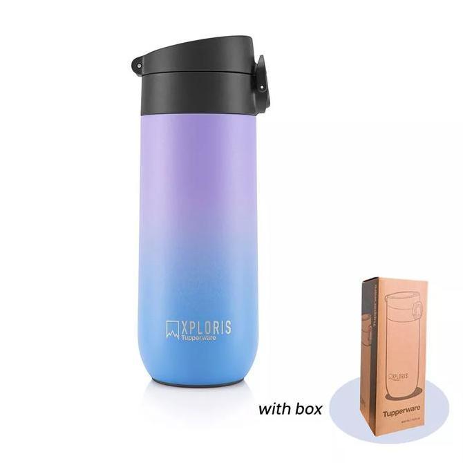 Tupperware xploris thermal flash termos 450 ml botol minum Original