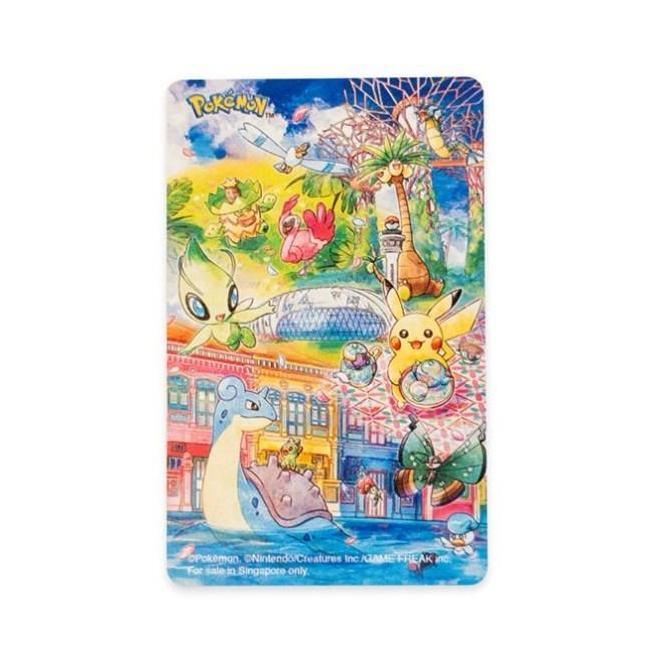 Pokemon Center Singapore 5th Anniversary Ez Link Card Rare Original