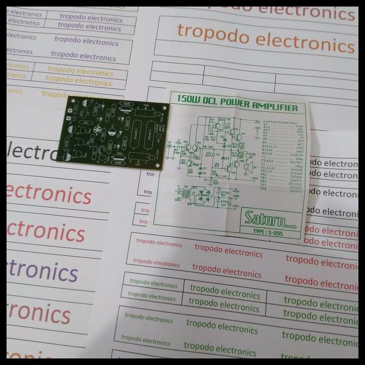 TERLARIS PCB POWER AMPLIFIER 150 WATT OCL 