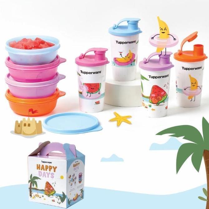 Tupperware happy days set Original