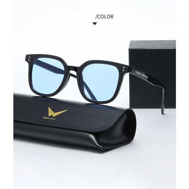 original rrns 207 kacamata hitam korea vintage retro fashion import wanita pria optik sunglass