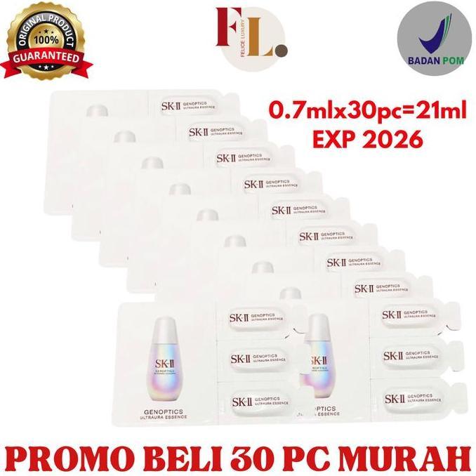 SKII SK-II SK2 SK II SK GENOPTICS ULTRAURA ULTRA INFINITAURA ESSENCE SERUM GLOWING WAJAH Kosmetik Ag
