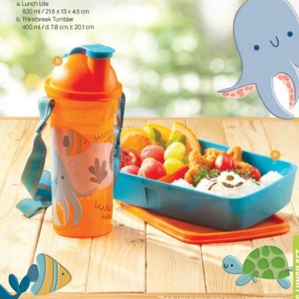 Tempat makan anak Tupperware kids lunch set promo Original