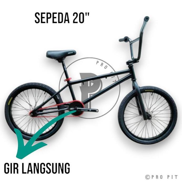 Kom Bottom Bracket BB Gir Tengah Langsung Sepeda BMX 20 Inch Pacific