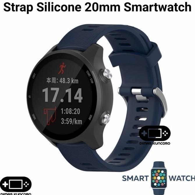 Strap Silicone 20mm silikon tali jam tangan rubber suunto 3 fitness murah