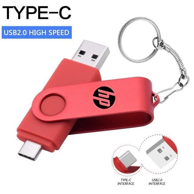 HP Flashdisk Otg Type c USB 3.0 Flash Disk OTG Dual Drive 1TB 2TB 100M/S Type-c Micro