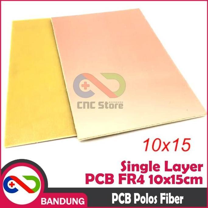 LOMARASHOP PCB Polos FR4 Fiber Single Double Layer | PCB Kosong HQ Ukuran 10x15cm & 15x20cm untuk Pr