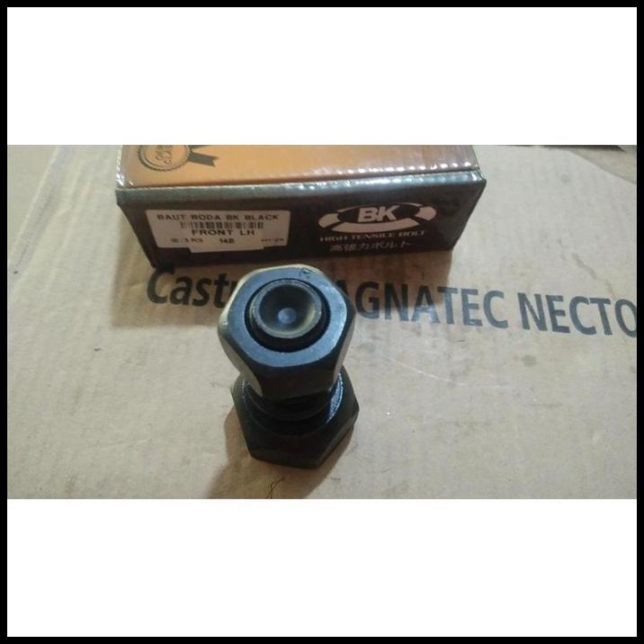 TERLARIS BAUT RODA HUB BOLT TRUK DUTRO DYNA HT RINO 14B DEPAN KIRI BK 