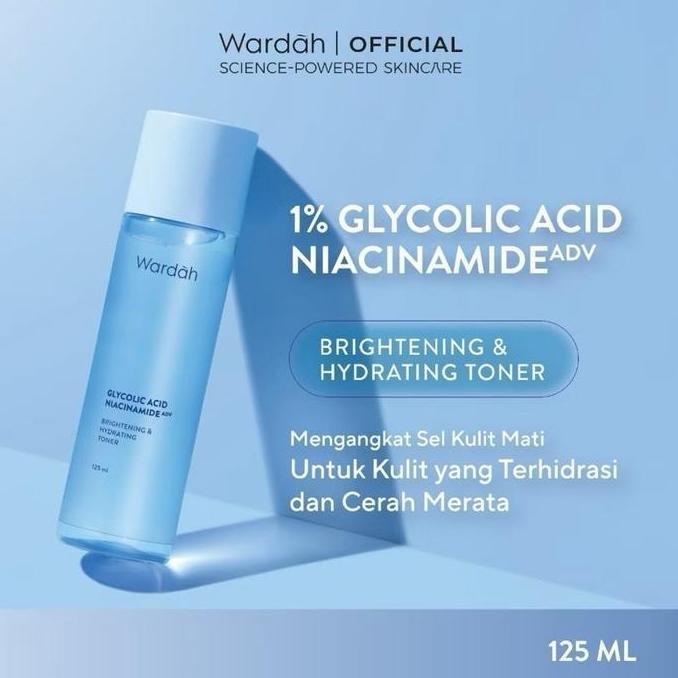 Wardah 1 paket lengkap glowing cerah 6 produk BPOM