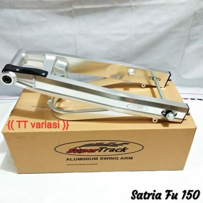 Swing Arm Supertrack Satria Fu 150 Model Baru Silver #Gratisongkir Original