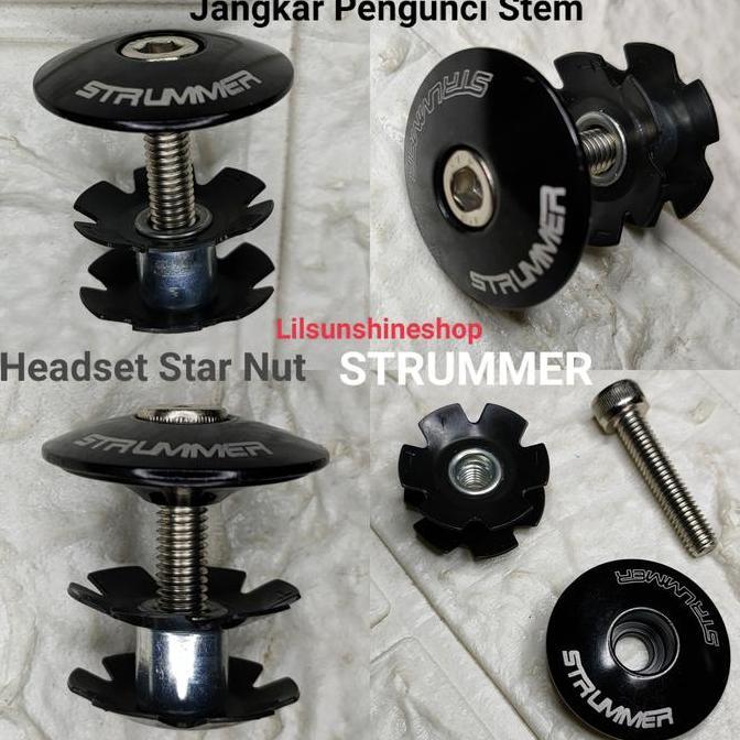 Jangkar Stem Lock STRUMMER Starnut Pengunci Fork Oversize 28.6mm Sepeda Roadbike MTB BMX Fixie Lipat