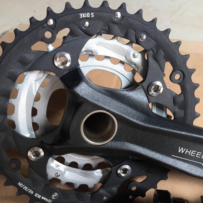 crankset Hollowtech MTB wheel top Taiwan 24 32 42T arm 170mm 3x10speed