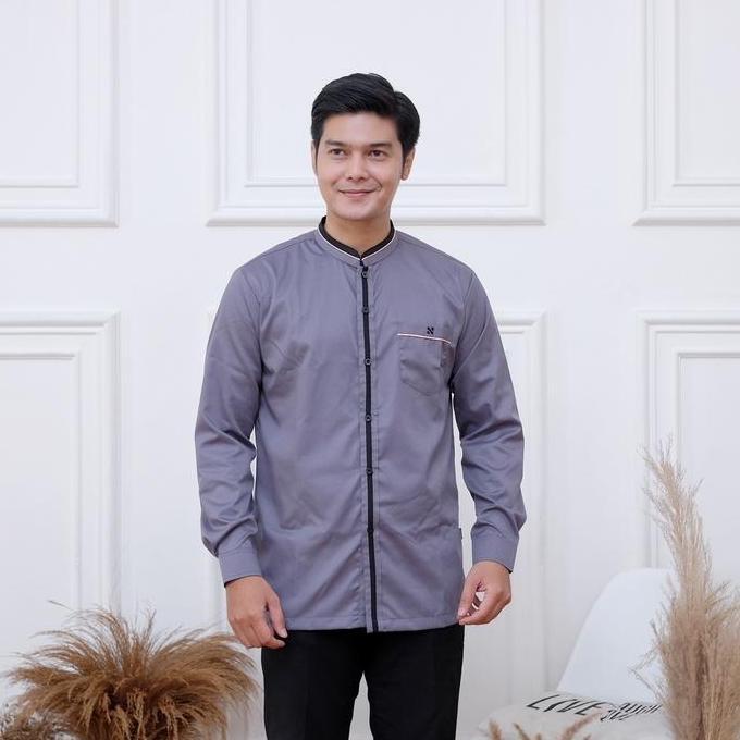 NIGOS Koko Dewasa bahan Toyobo polos Al-Fatar PANJANG Dewasa toyobo delux salem bajukoko pria