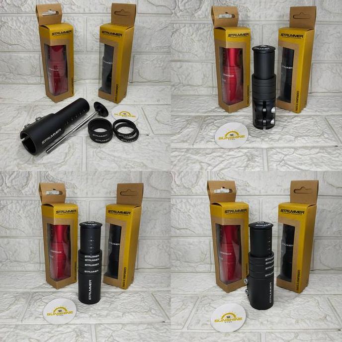 Adaptor Peninggi Stem Stang Handlebar STRUMMER Alloy Sepeda MTB Federal Fork Oversize 28.6mm