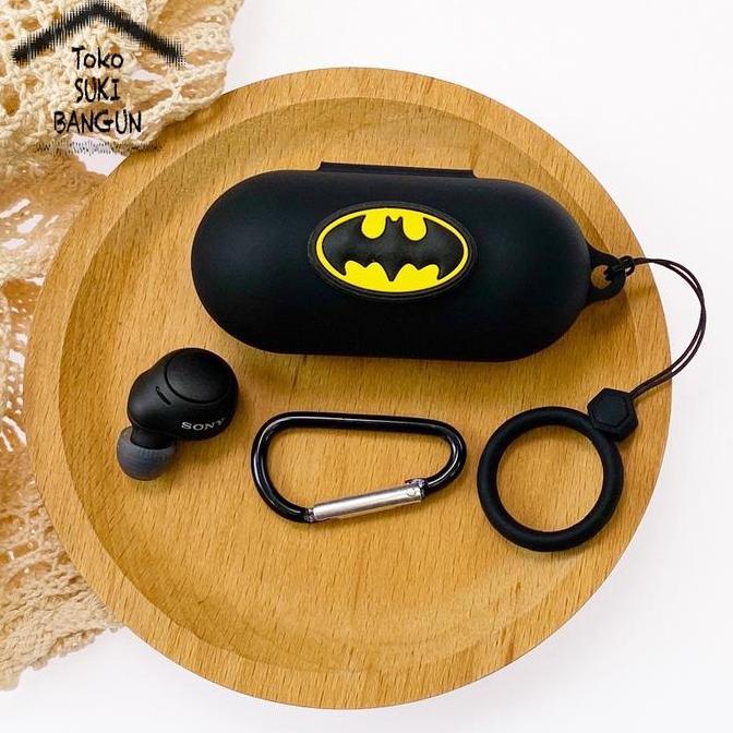 Case untuk Sony WF-C510 Rubber CARTOON HEROES Silicone Cover WFC510 WF C510 Casing Pouch Protector