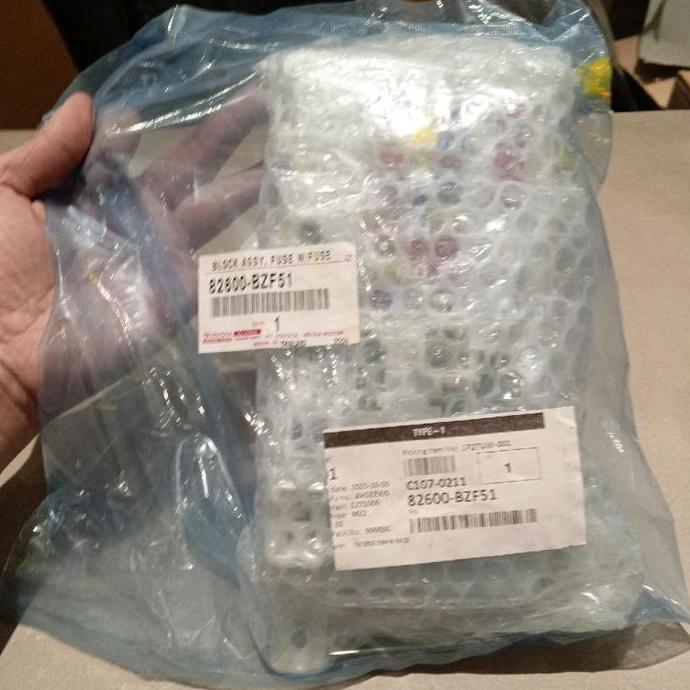 Fuse Box Sekering Sekring dalam Raize Turbo TSS 2021 2022 2023 2024 Original Baru. 82600 BZF51