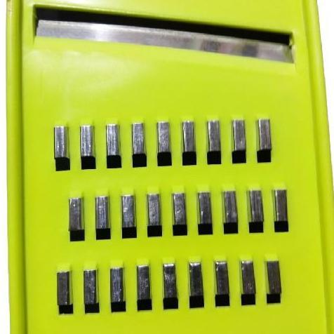 Allthebest- (1 pcs) Parutan Wortel Kentang Keripik Singkong Multifungsi model 2 in 1 bahan plastik