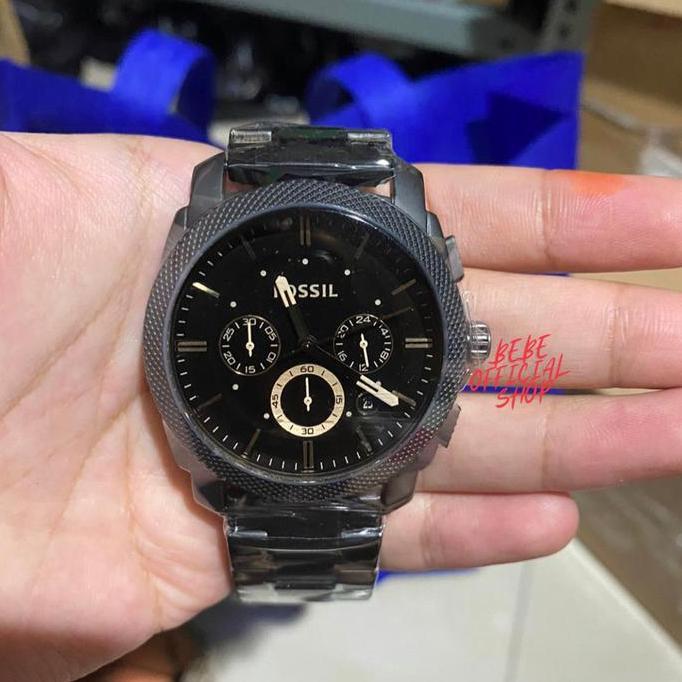 [ORIGINAL] Jam Tangan Pria Fossil FS4682 Machine Chronograph Brown