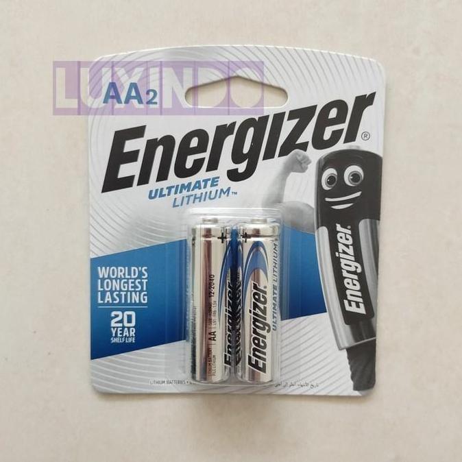 Baterai Energizer Lithium Ultimate AA isi 2 L91 1,5V