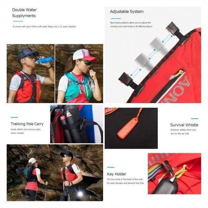 Aonijie C962 Backpack Vest Hydration 12L