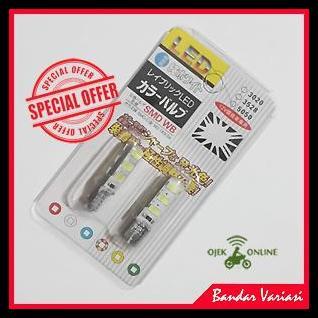 DISKON BOHLAM T10 LED SILICONE LAMPU SENJA MOBIL