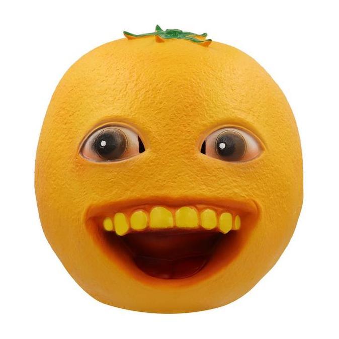 Ready TOL-76 topeng latex jeruk annoying orange mask prank halloween murah