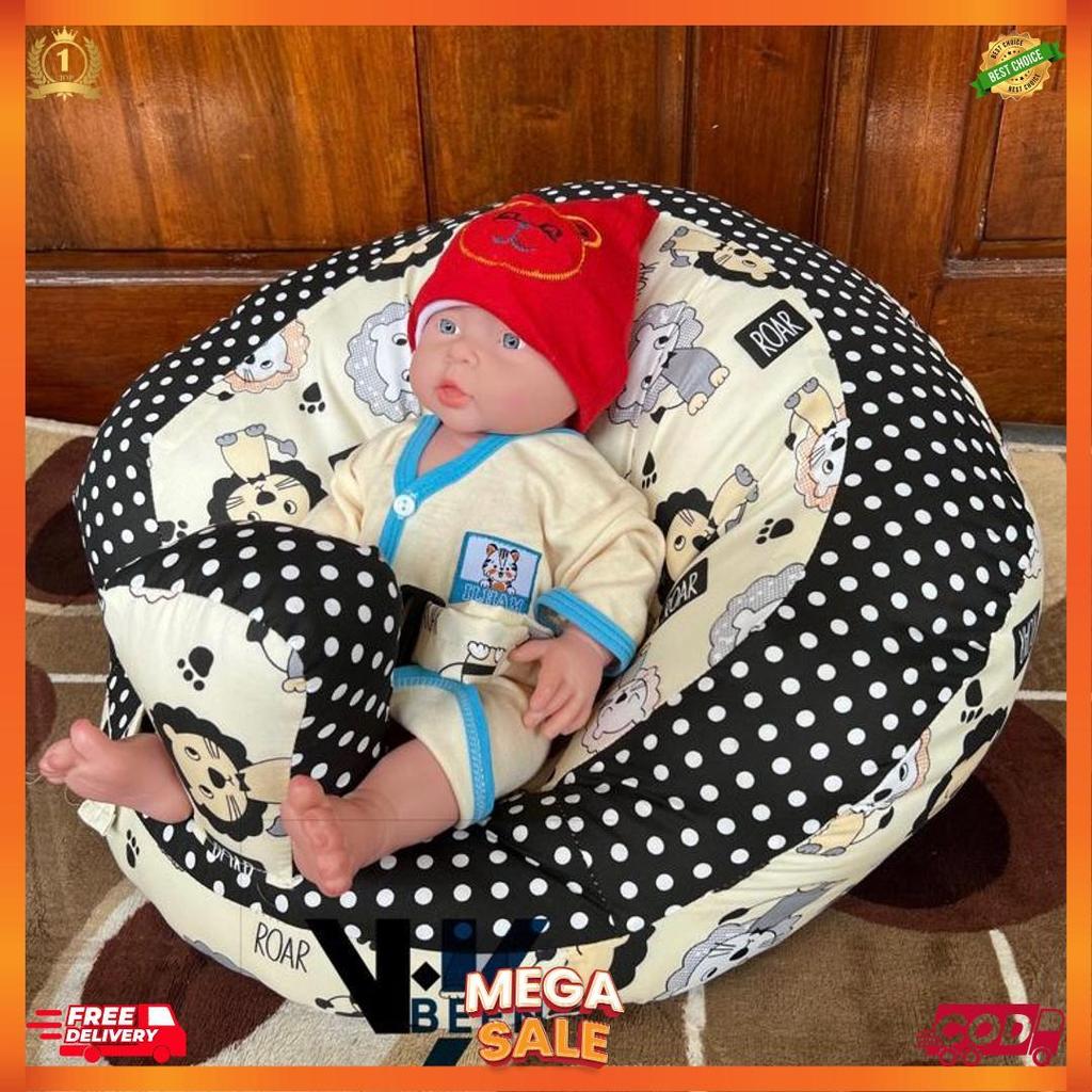 Premium Sofa Bayi Belajar Duduk | Kursi Duduk Bayi | Tempat Duduk Bayi | Di Lengkapi Sabuk Dan Banta
