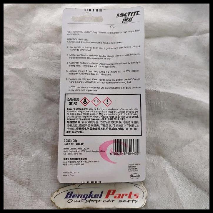 GRATIS ONGKIR LEM GASKET LOCTITE RTV GREY MAXX ABU ABU 