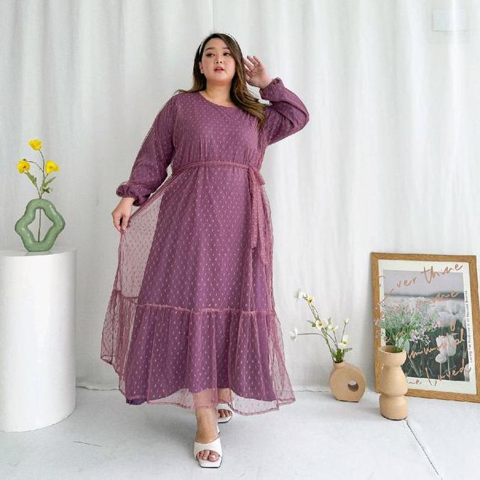 Naura Gamis jumbo gamis jumbo ld 130 gamis jumbo ld 120 gamis terbaru 2023 lebaran wanita gamis Katu