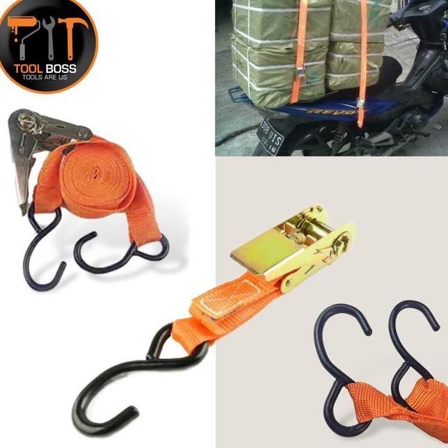 Tali Pengikat Barang Di Motor Ratchet Tie Down