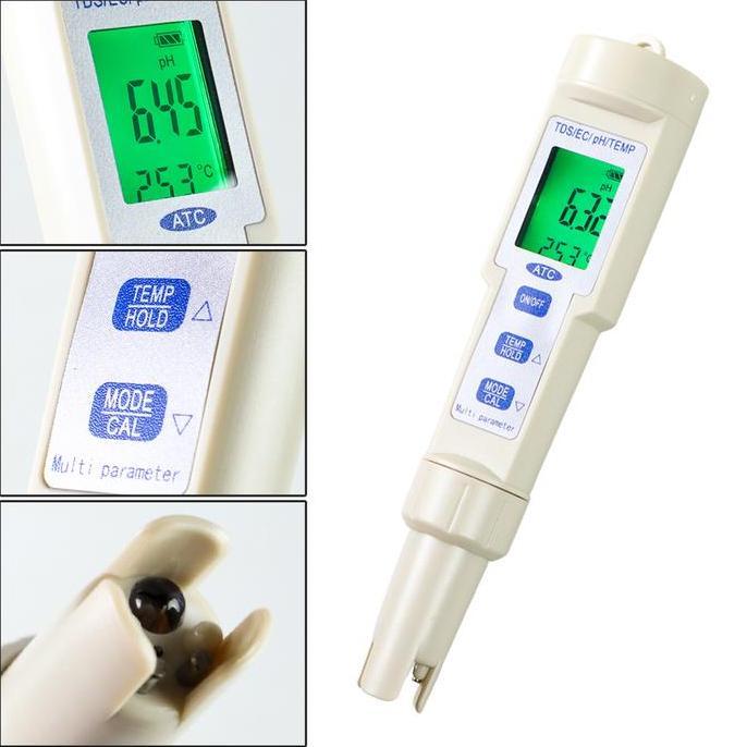Dital Water Tester PH - TDS - Temperature Meter Suhu Air 3 in 1