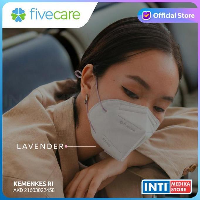 Medclean- Fivecare - Masker Kn95 Surgical 3D 6Ply Earloop Medis Holiday Series