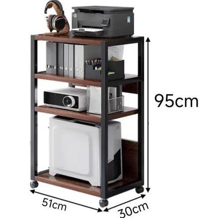 Rak Susun untuk Printer Rak Oven Rak Dapur Bahan Besi/Rak Serbaguna GS