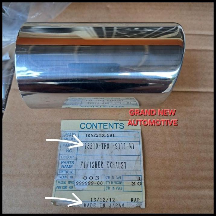 TERMURAH BUNTUT KNALPOT HONDA JAZZ S RS GE8 ORIGINAL HONDA JAPAN