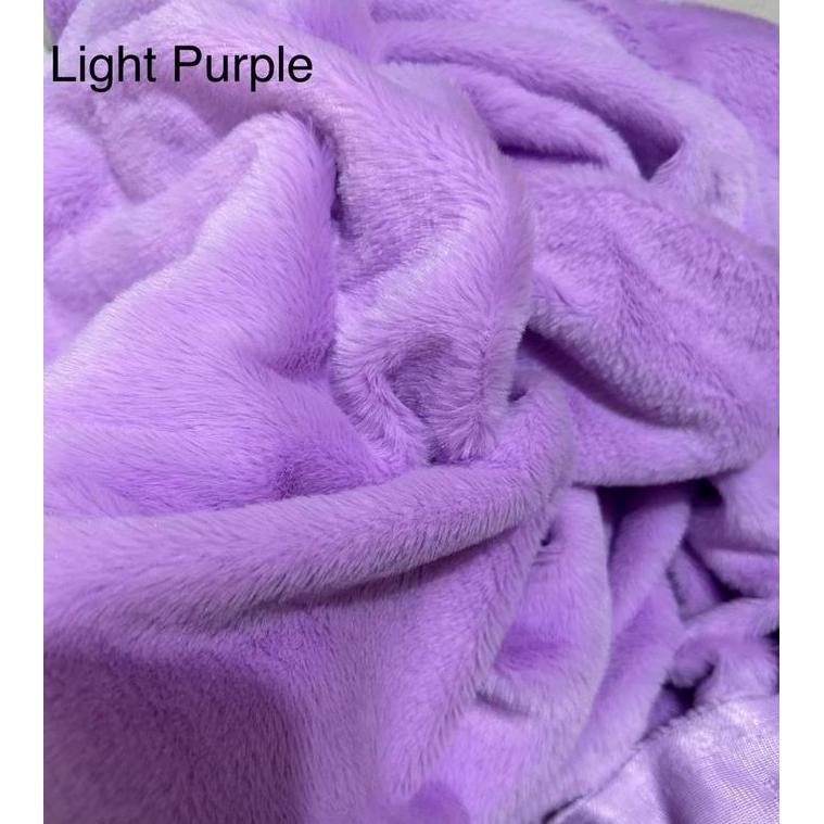 Kapanpun- Kain Bulu Rabbit Fur/ Kain Bulu Kelinci Halus Dan Lembut