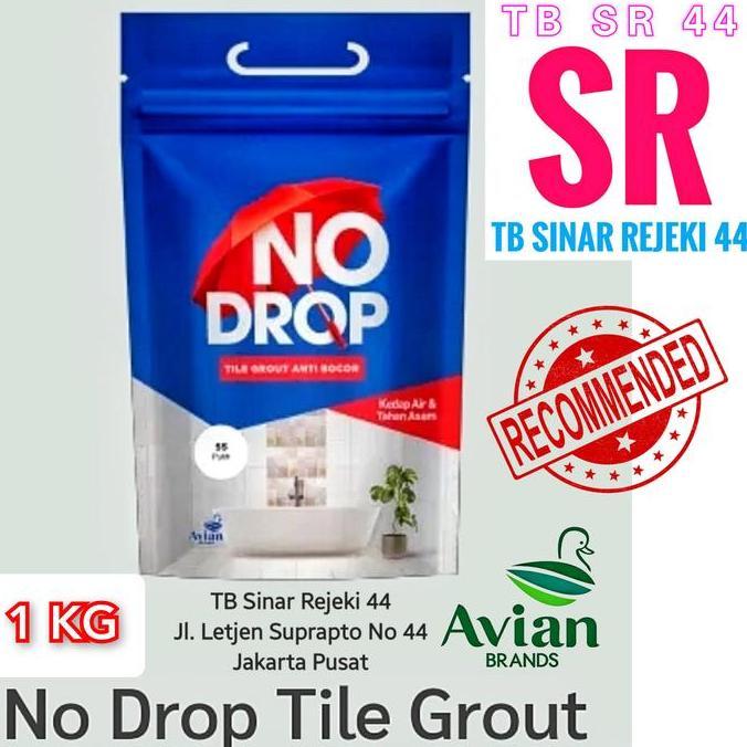 Backwill- No Drop Tile Grout 1 Kg Semen Pengisi Nat Keramik Premium Kedap Air Anti Bocor & Jamur